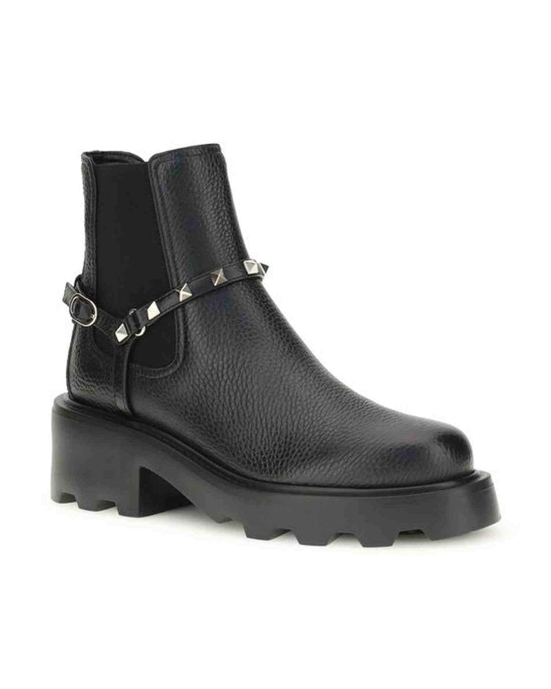 Valentino Leather Garavani Ankle Boots Glam Steals