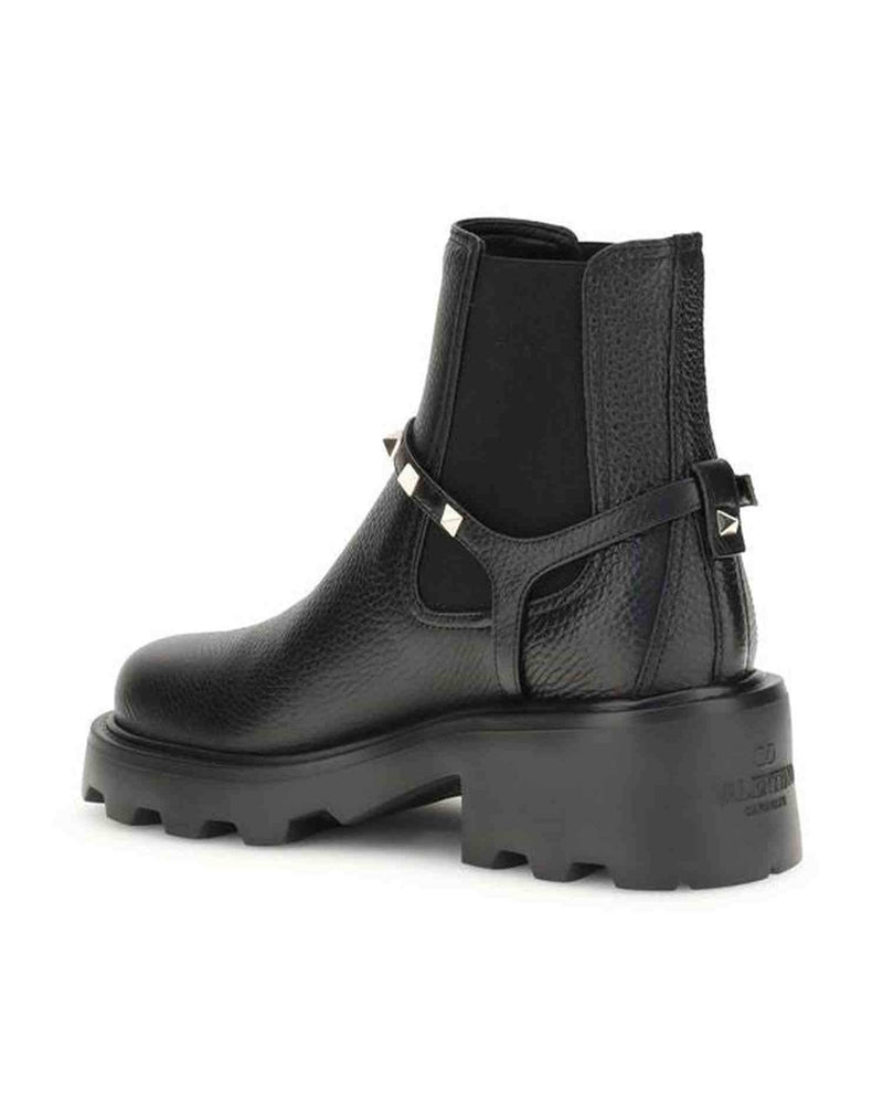 Valentino Leather Garavani Ankle Boots Glam Steals