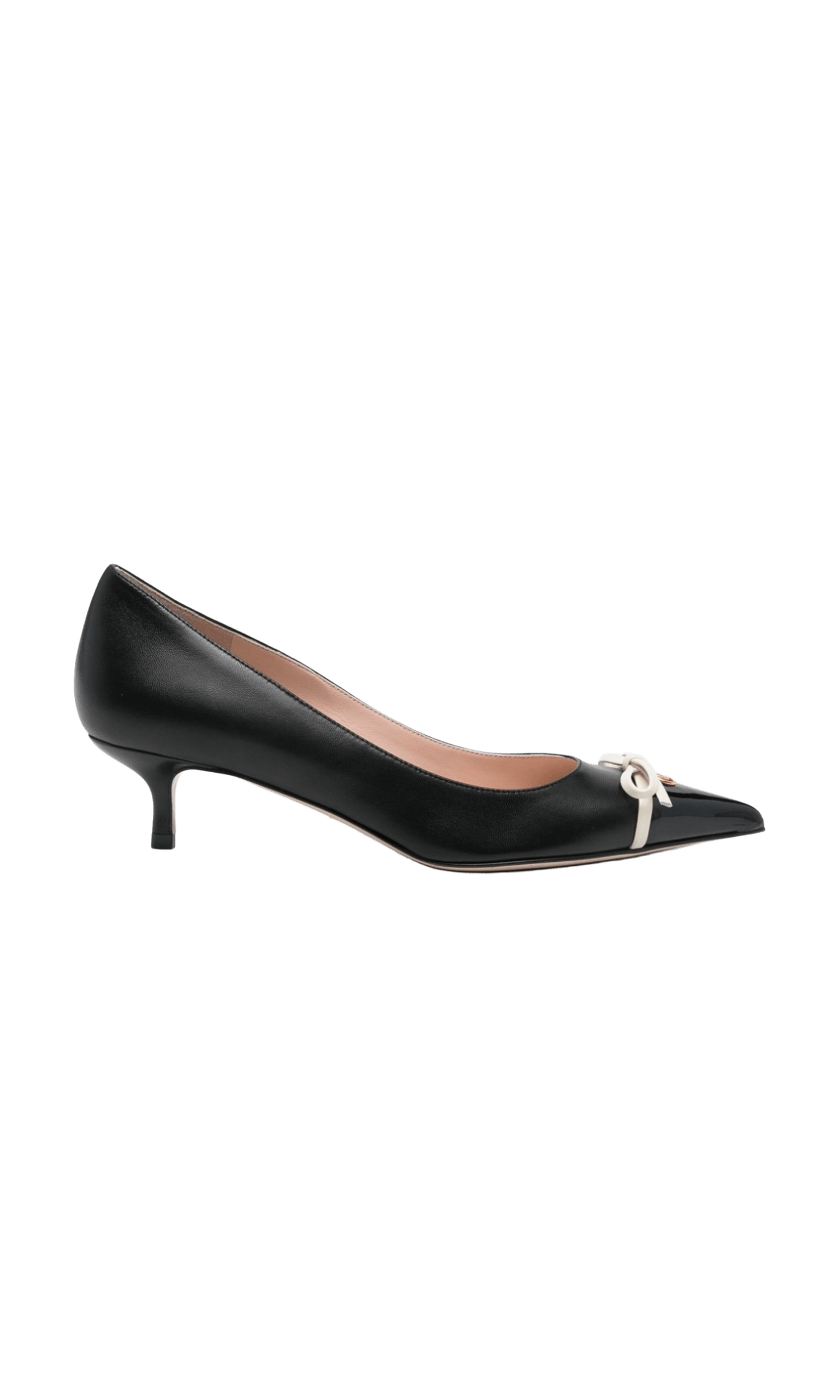 Valentino Leather Garavani Bepointy Patent And Kid Pumps 45mm Glam Steals