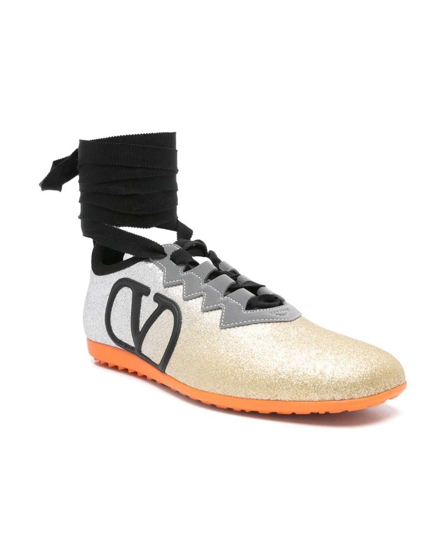 Valentino Leather Garavani Chromathon Sneaker in Perforated Nappa Glam Steals