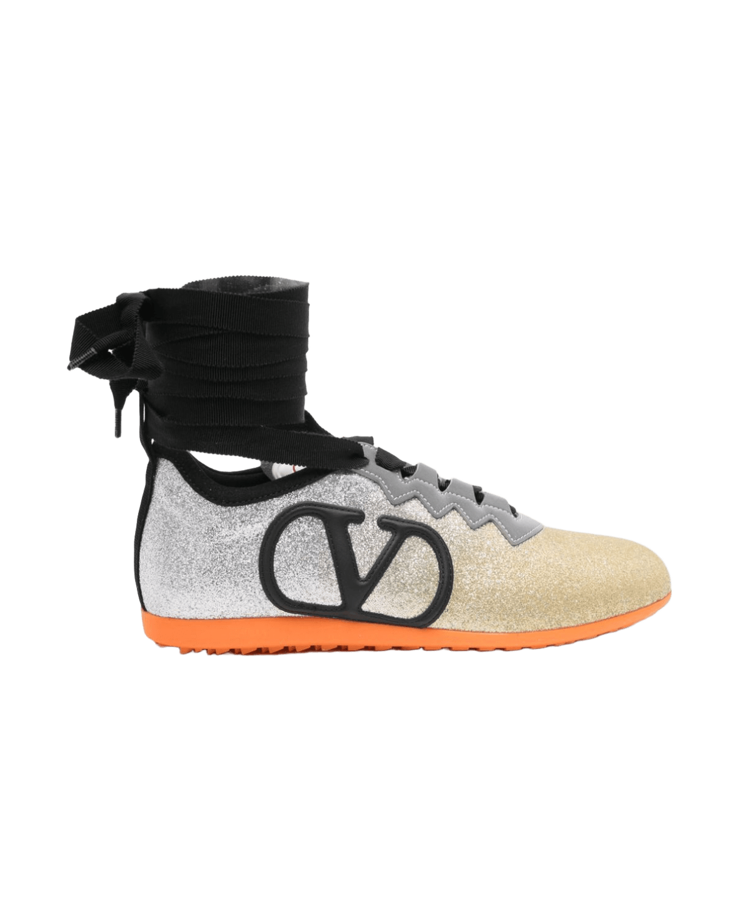 Valentino Leather Garavani Chromathon Sneaker In Perforated Nappa Glam Steals