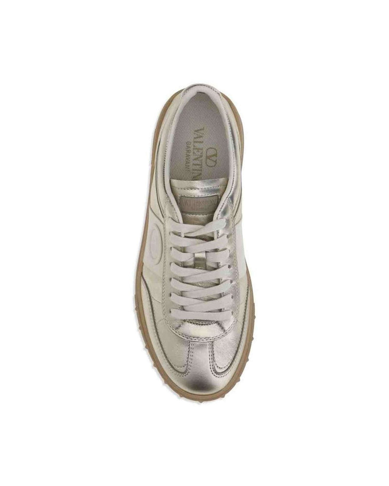 Valentino Leather Garavani Laminated Upvillage Sneakers Glam Steals