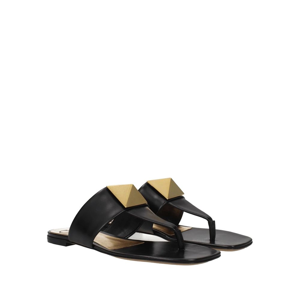 Valentino Leather Garavani One Stud Thong Sandals Glam Steals
