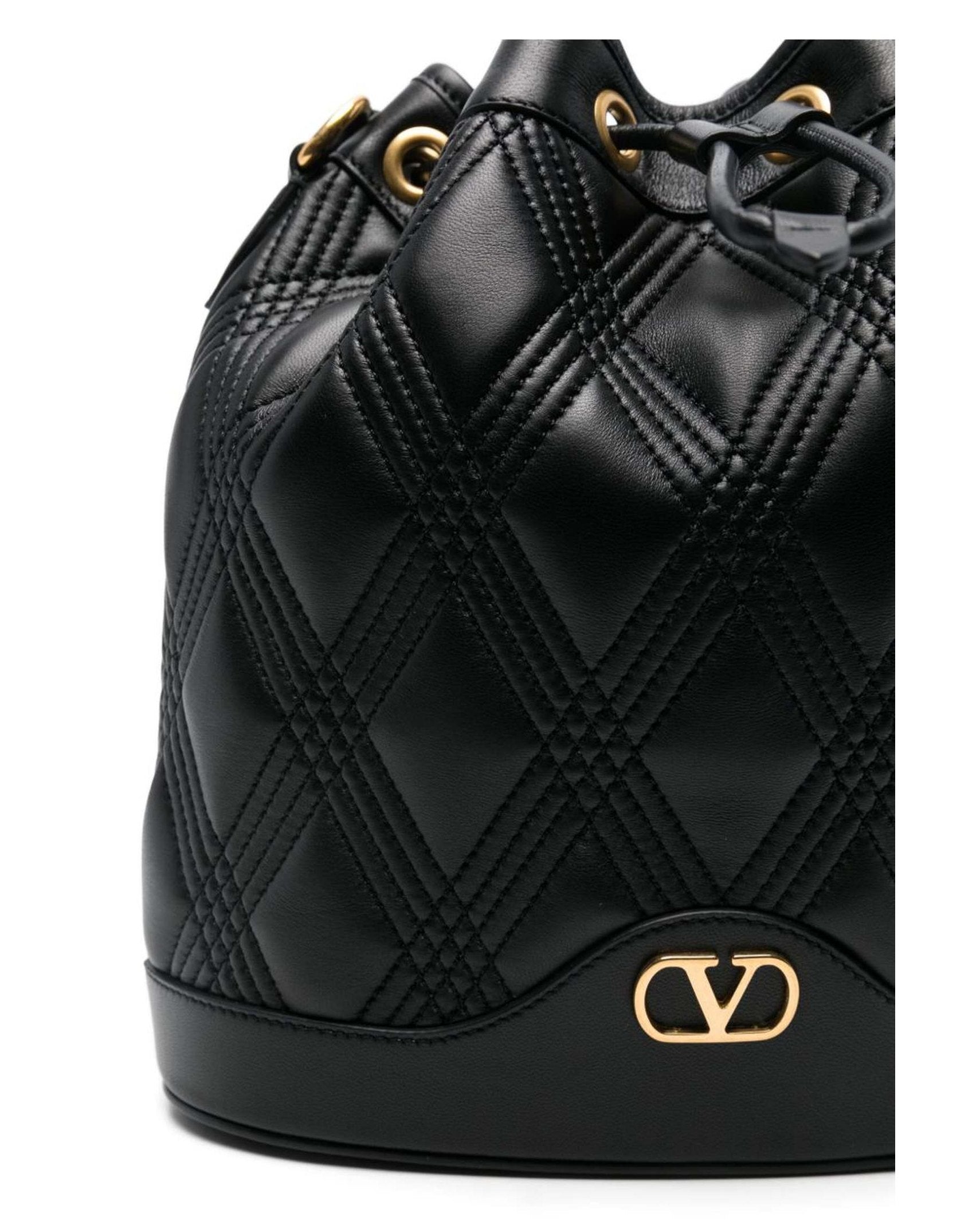 Valentino Leather Garavani Quiltie 67 Bucket Bag Glam Steals