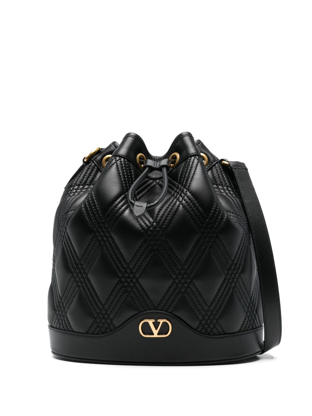 Valentino Leather Garavani Quiltie 67 Bucket Bag Glam Steals