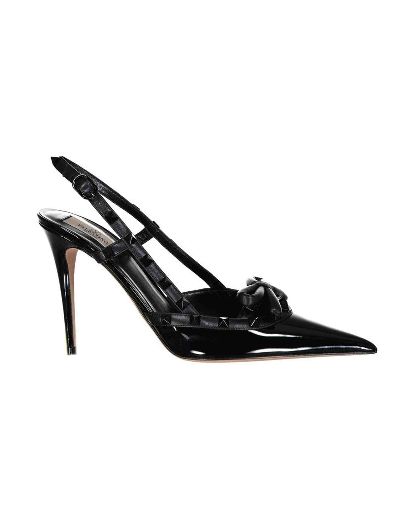 Valentino Leather Garavani Rockstud Slingback Pumps Glam Steals