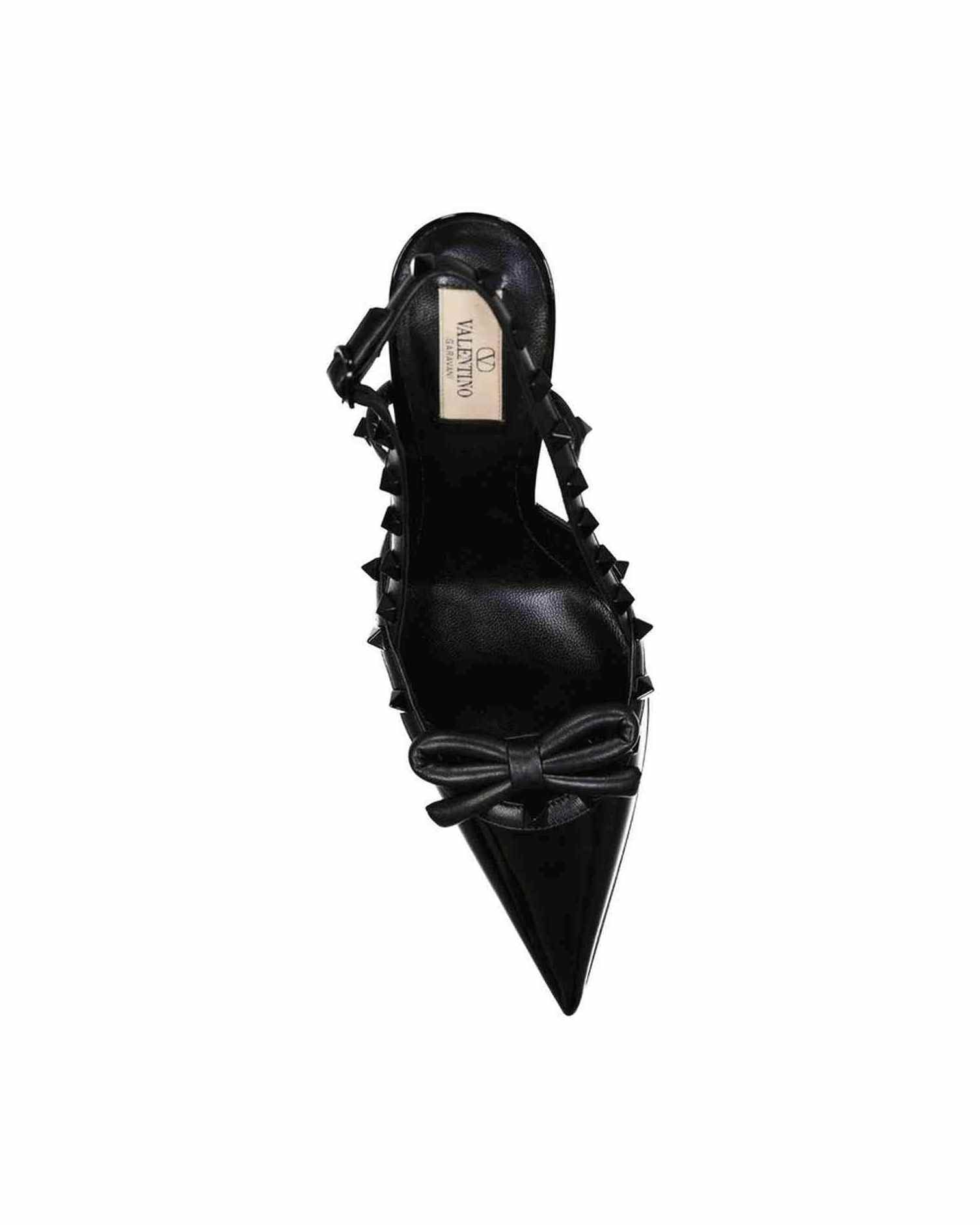 Valentino Leather Garavani Rockstud Slingback Pumps Glam Steals