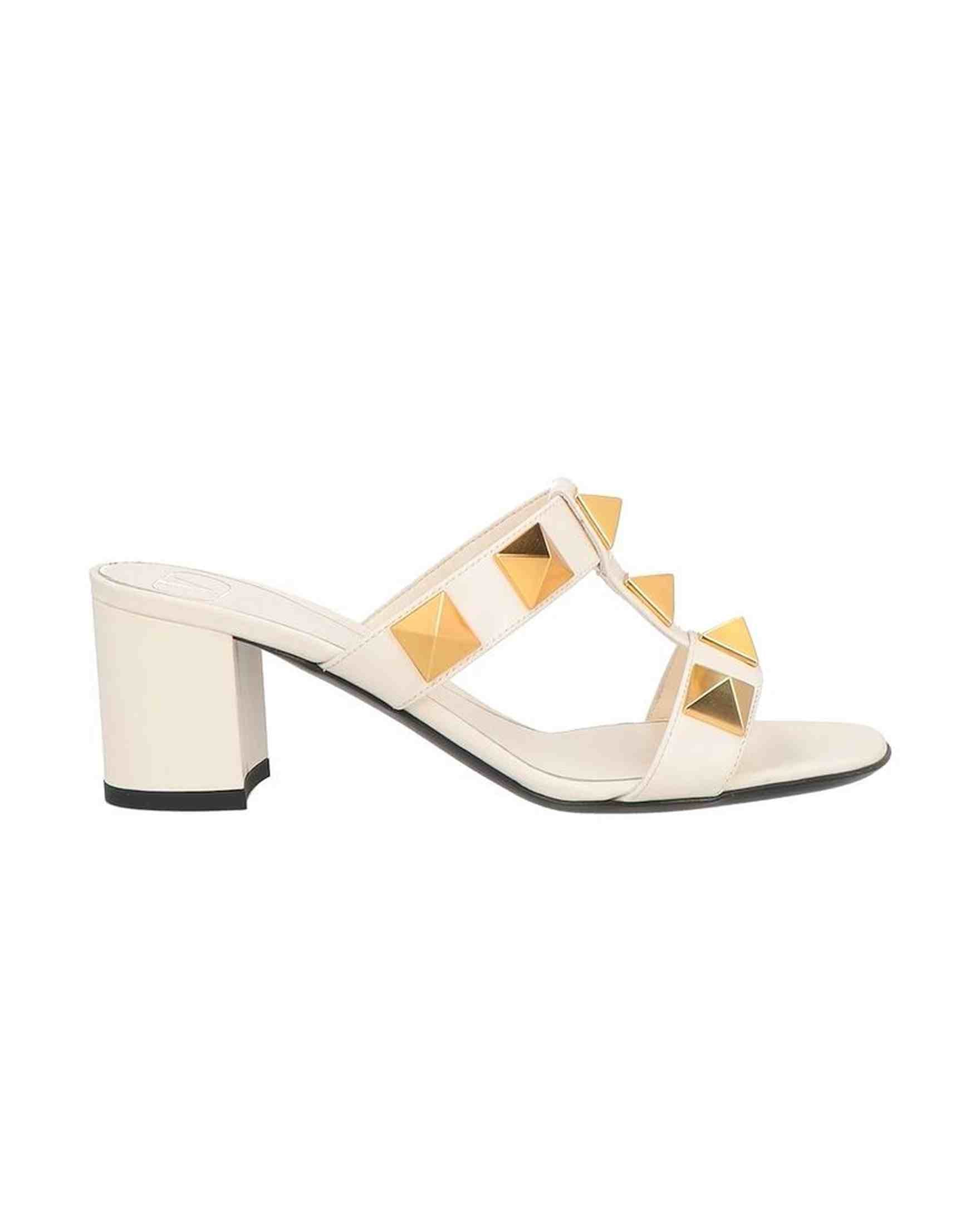 Valentino Leather Garavani Roman Stud Sandals Glam Steals