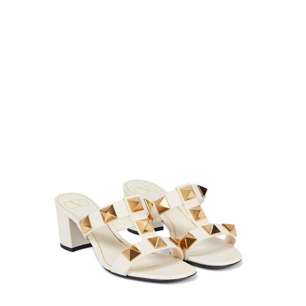 Valentino Leather Garavani Roman Stud Sandals Glam Steals