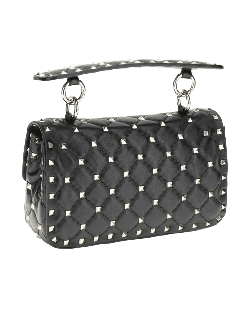 Valentino Garavani Leather Small Rockstud Spike Handbag Glam Steals