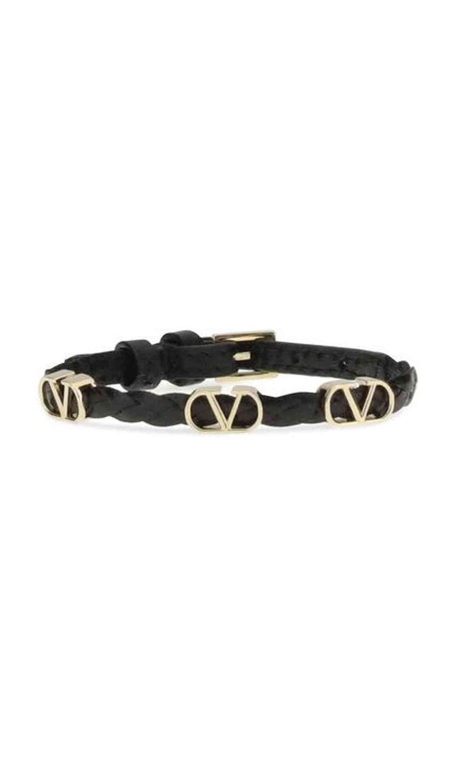 Valentino Leather Garavani Vlogo Bracelet Glam Steals