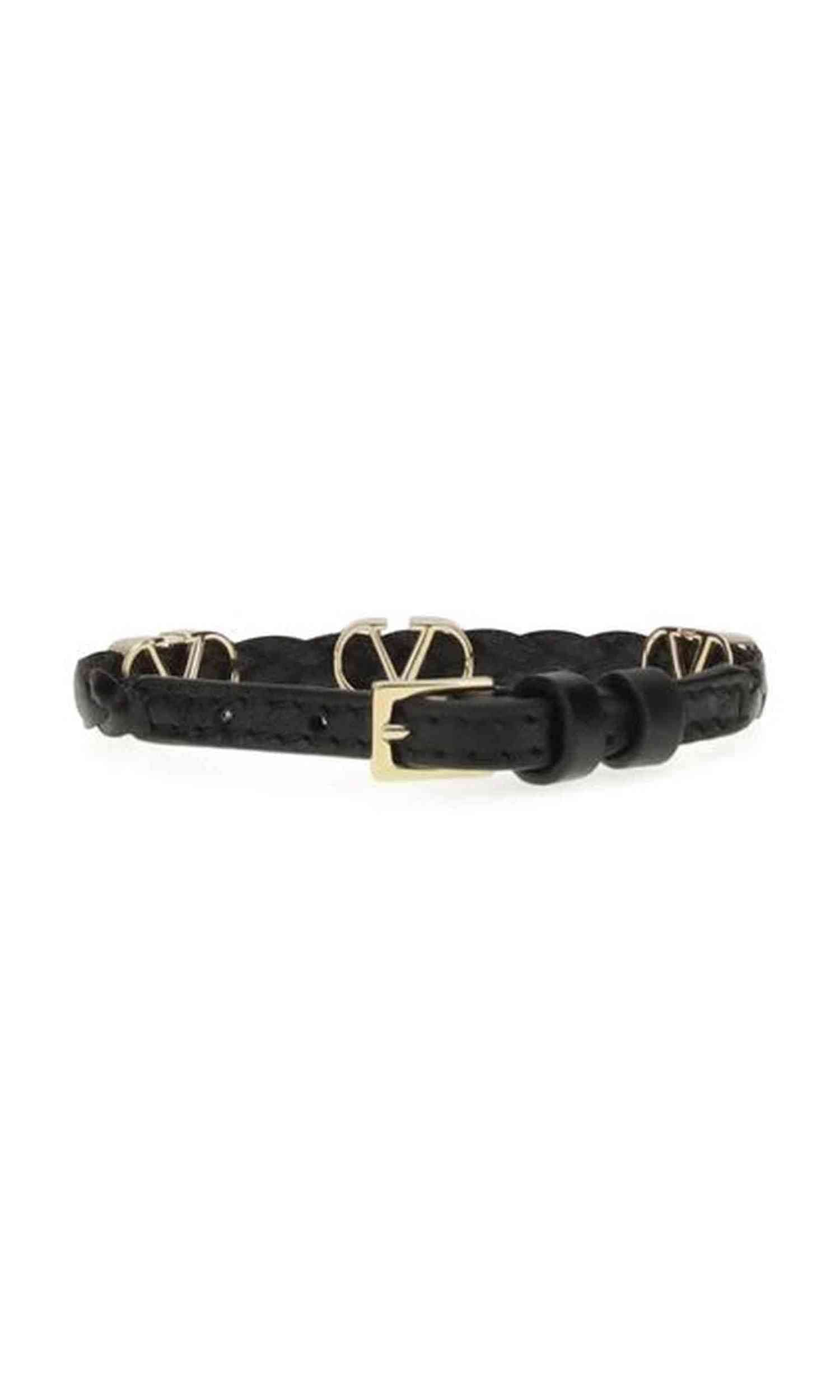 Valentino Leather Garavani Vlogo Bracelet Glam Steals