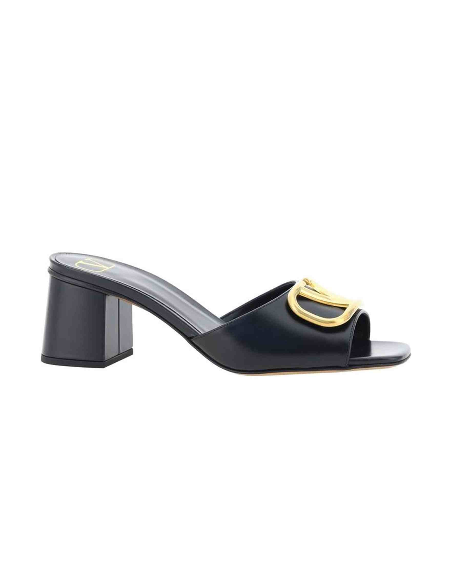 Valentino Leather Garavani Vlogo Sandals Glam Steals