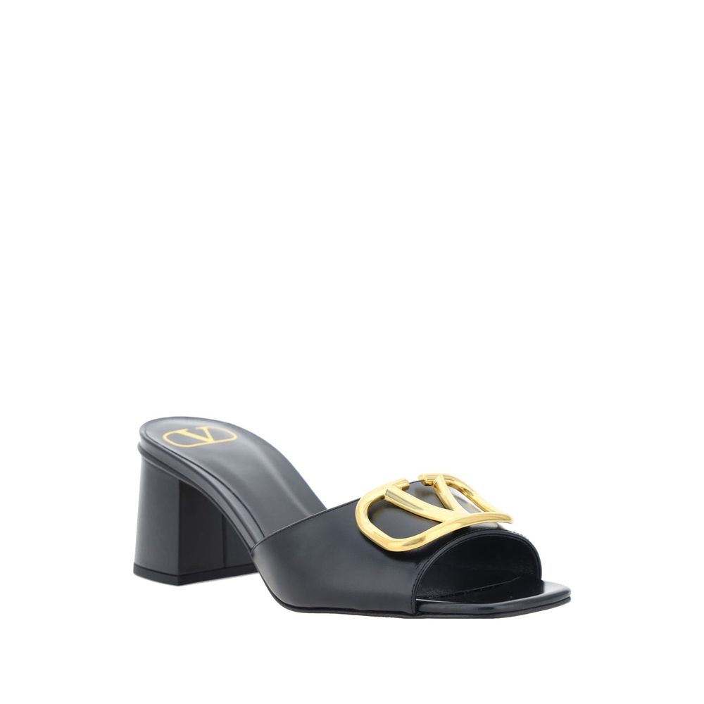 Valentino Leather Garavani Vlogo Sandals Glam Steals