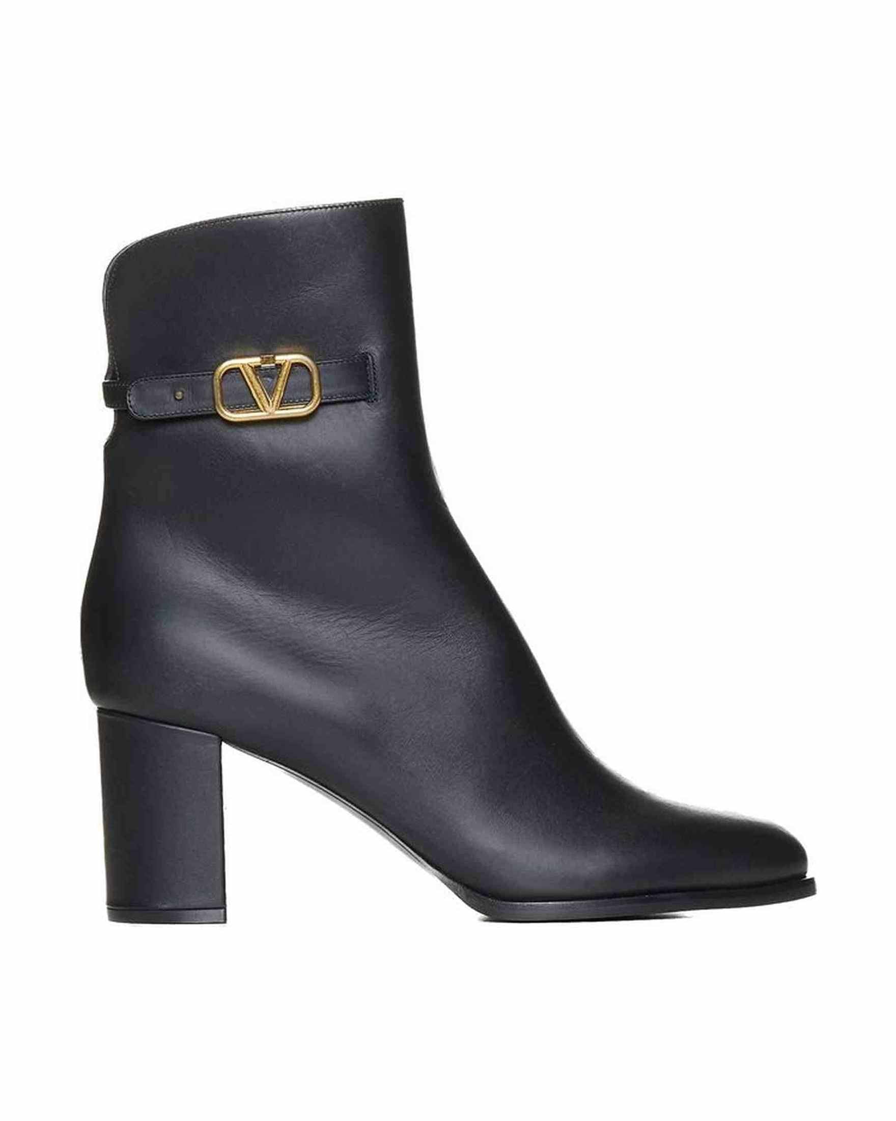 Valentino Leather Garavani Vlogo Signature Boots Glam Steals
