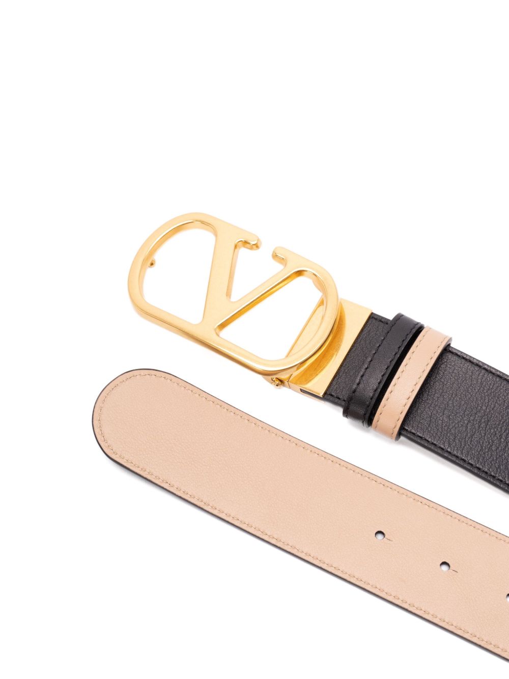 Valentino Leather Garavani Vlogo Signature Reversible Belt Glam Steals