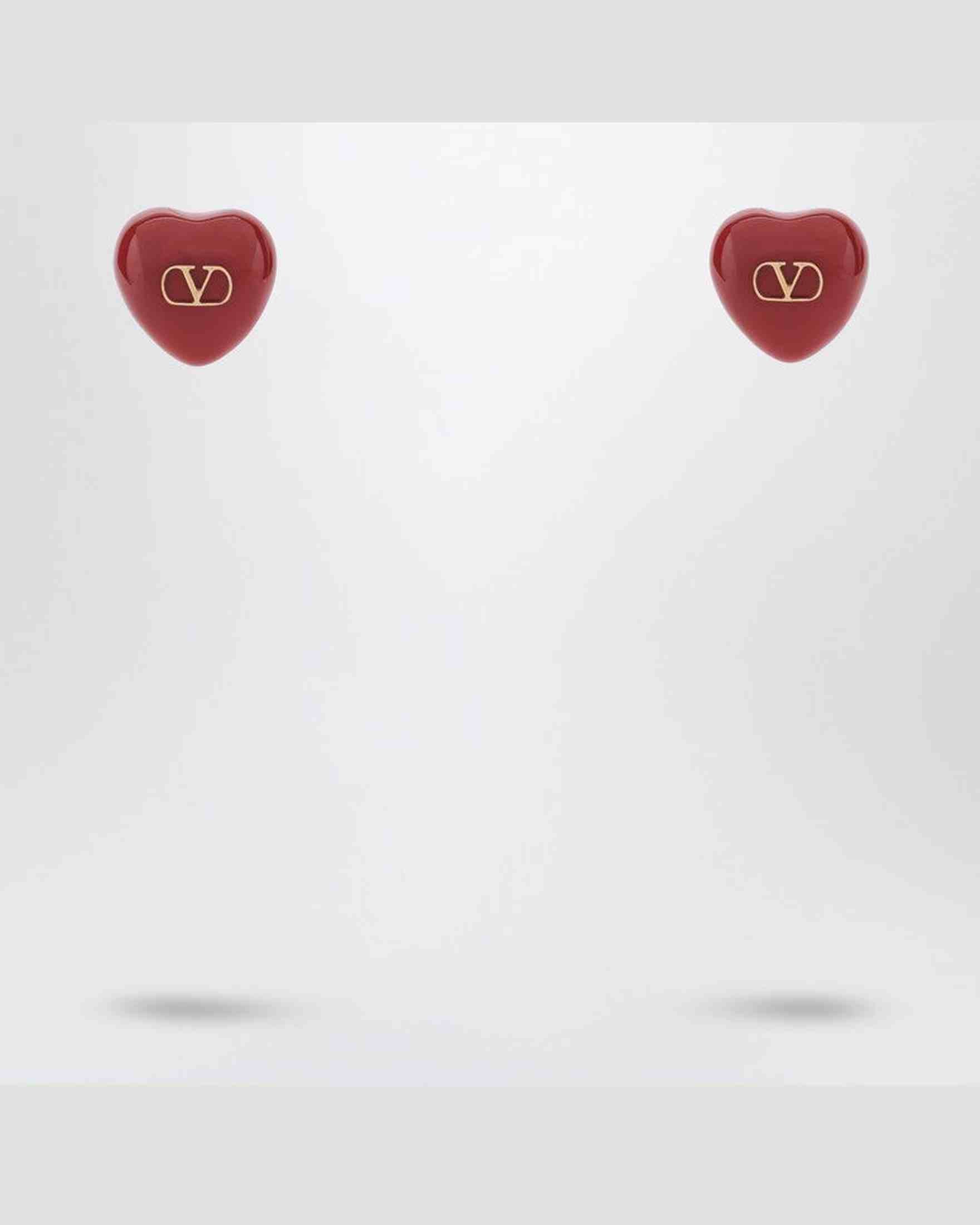 Valentino Red Garavani Royal Heart Earrings Glam Steals