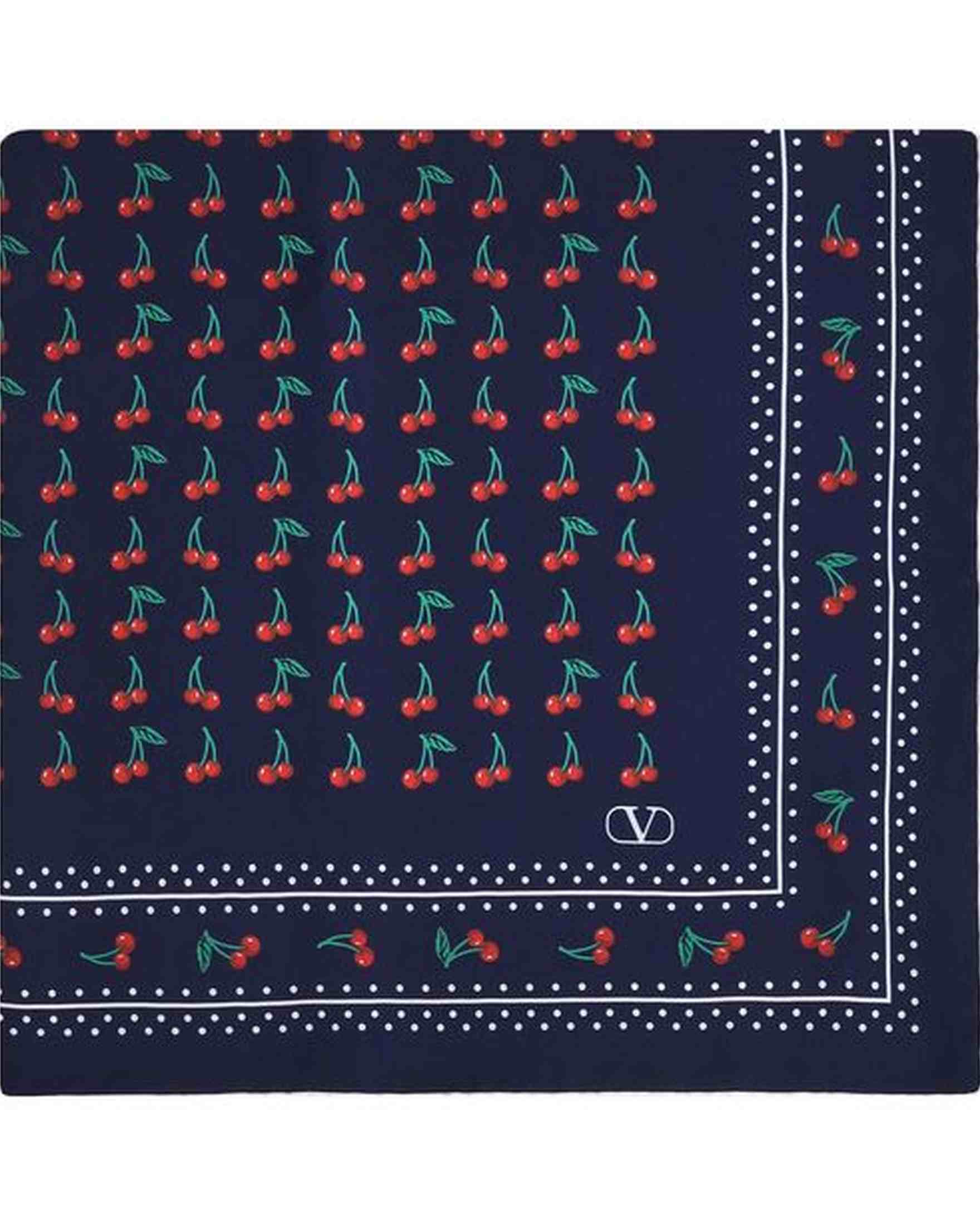 Valentino Silk Garavani Cherryfic Foulard Glam Steals