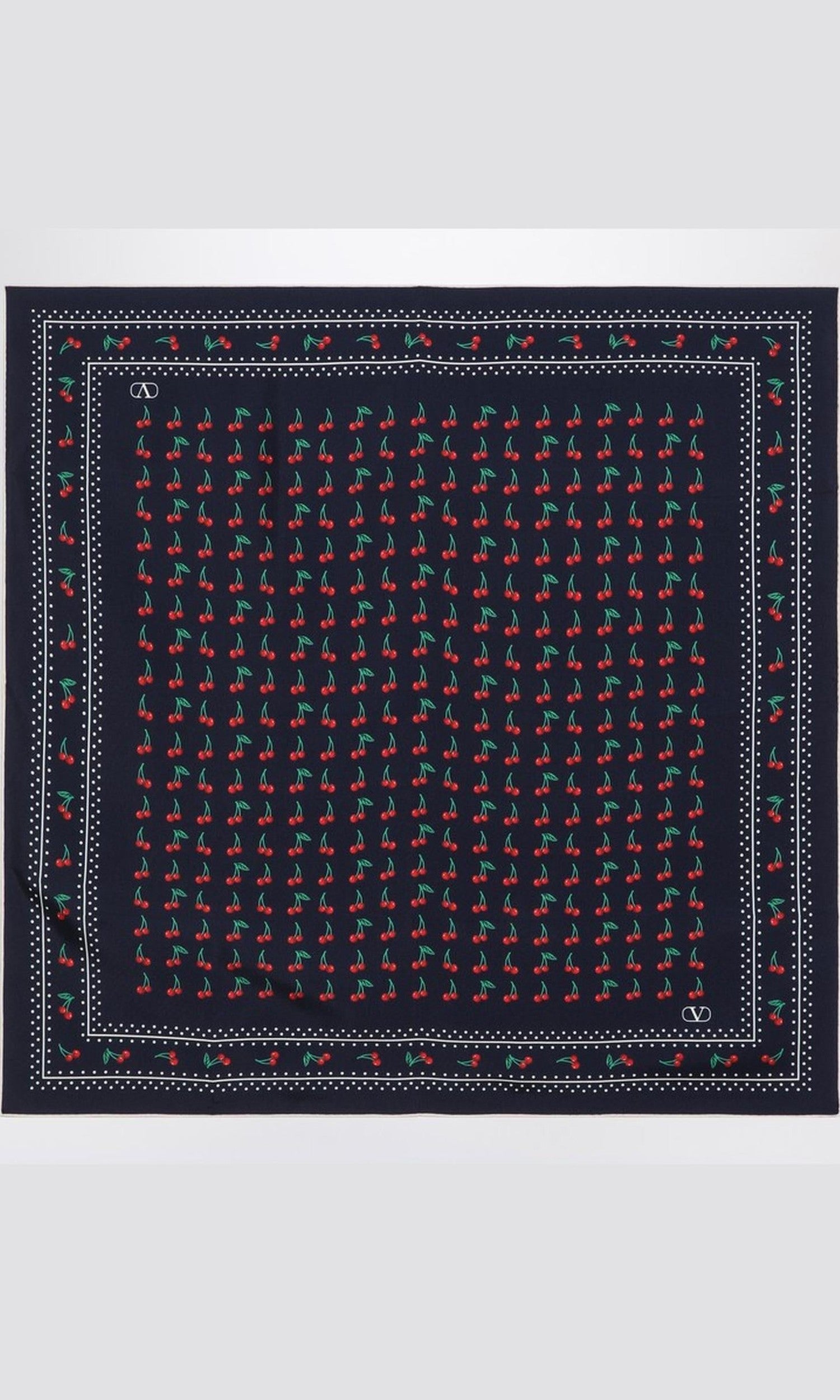 Valentino Silk Garavani Cherryfic Scarf Glam Steals
