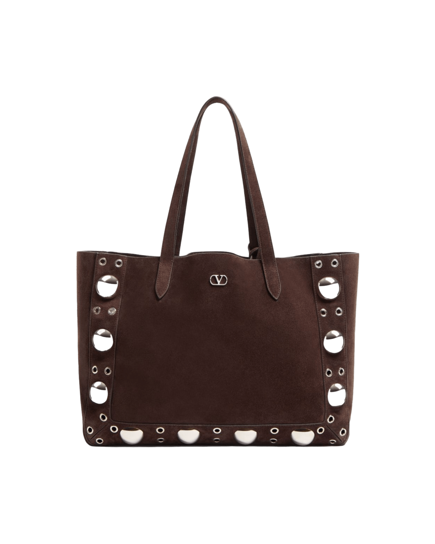 Valentino Suede Garavani Medium NellcôTe Shopping Bag Glam Steals