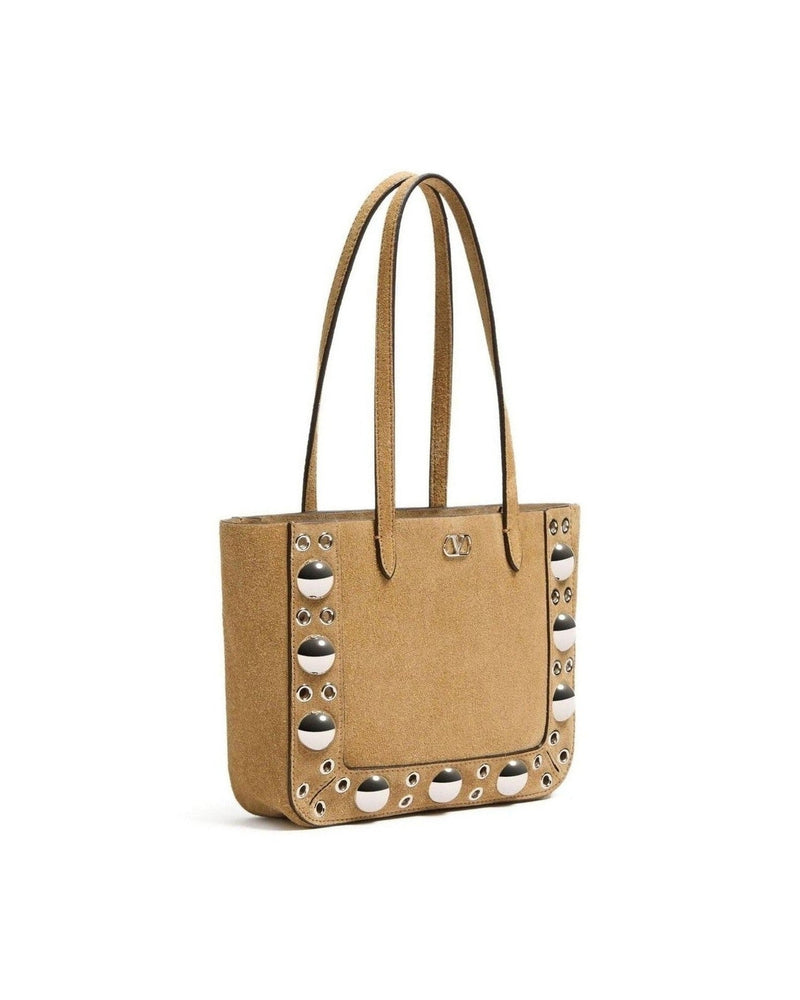 Valentino Suede Garavani Nellcôte Mini Shopping Bag Glam Steals