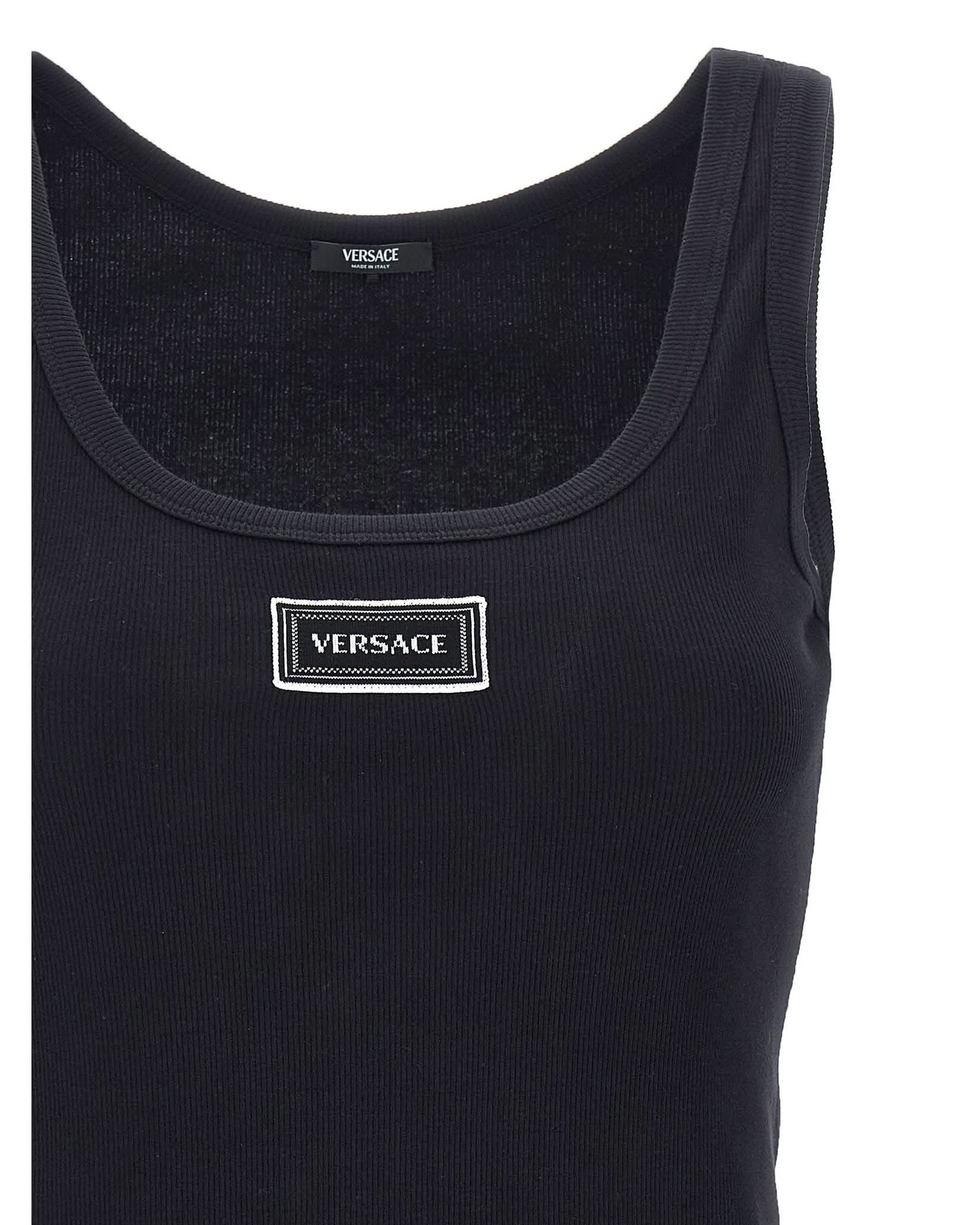 Versace 90s Vintage Logo Tank Top Glam Steals
