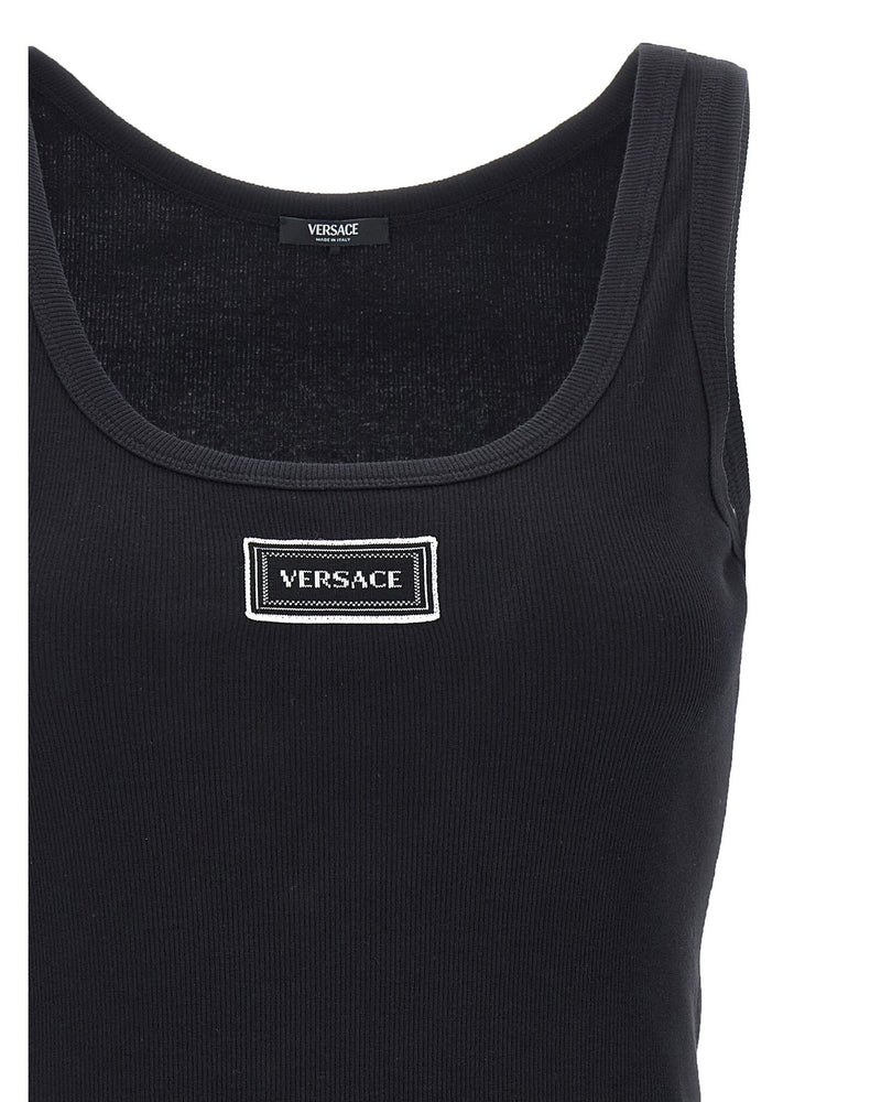 Versace 90s Vintage Logo Tank Top Glam Steals