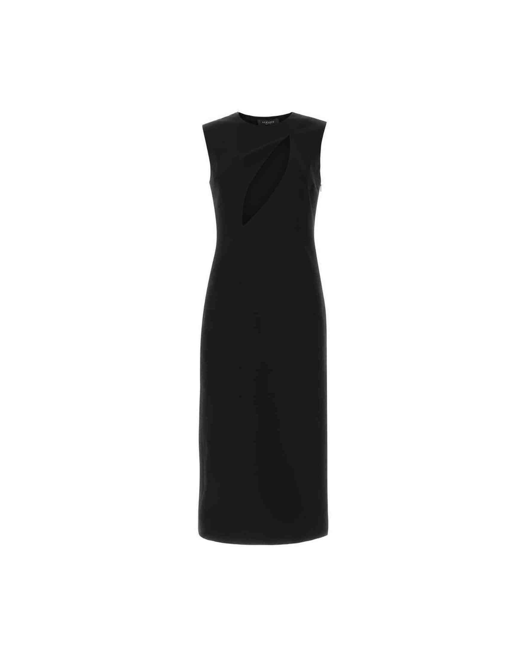 Versace Acetate Black Dress Glam Steals