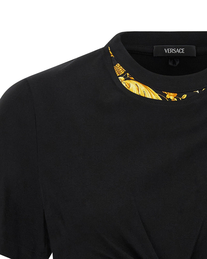 Versace Barocco Double Layer T-shirt Glam Steals