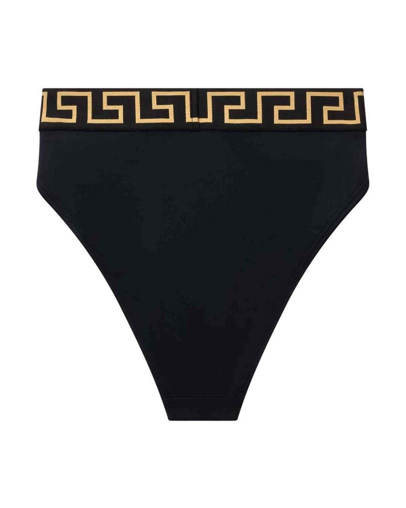 Versace Bikini Bottoms with Logo Band Glam Steals