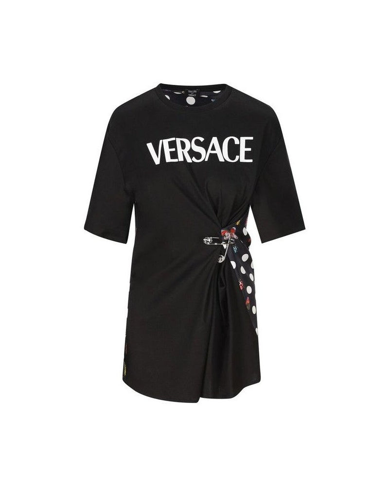 Versace Black Cotton T-shirt 