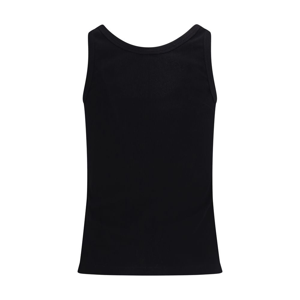 Versace Black Cotton Top Glam Steals
