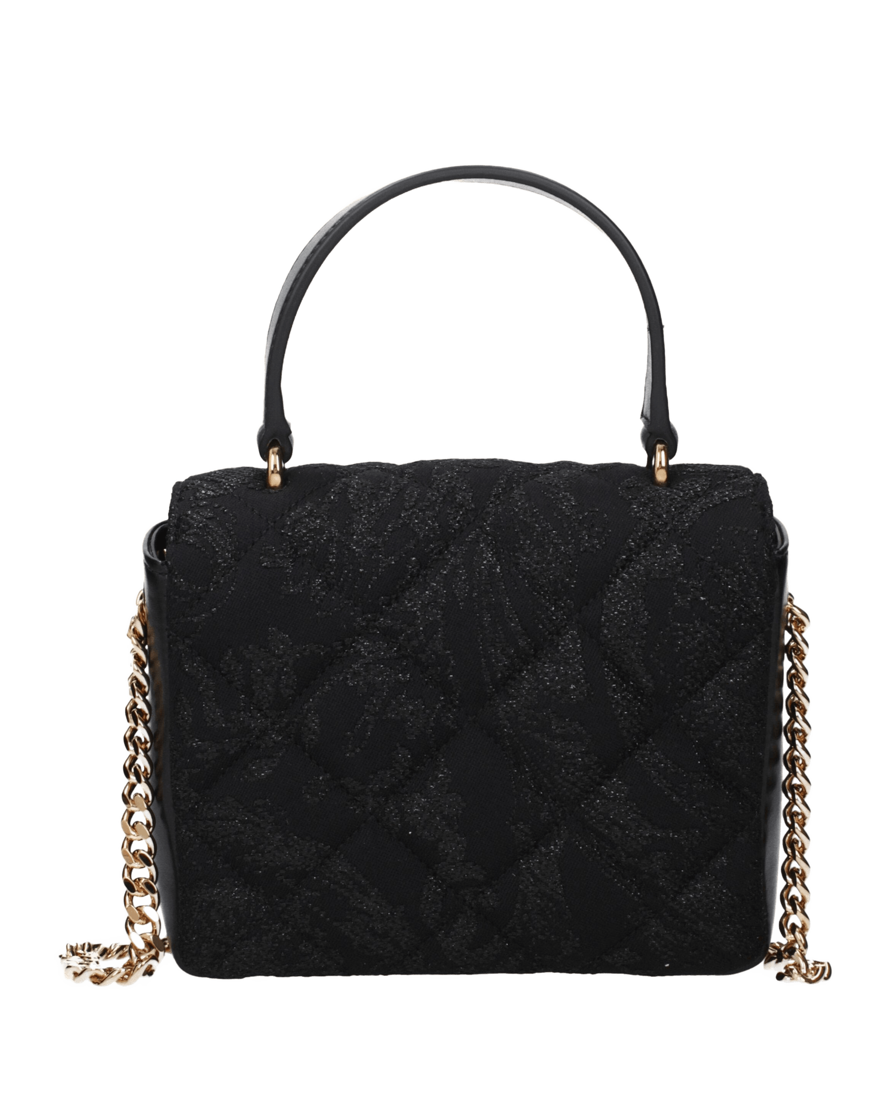 Versace Fabric Black Handbags Glam Steals