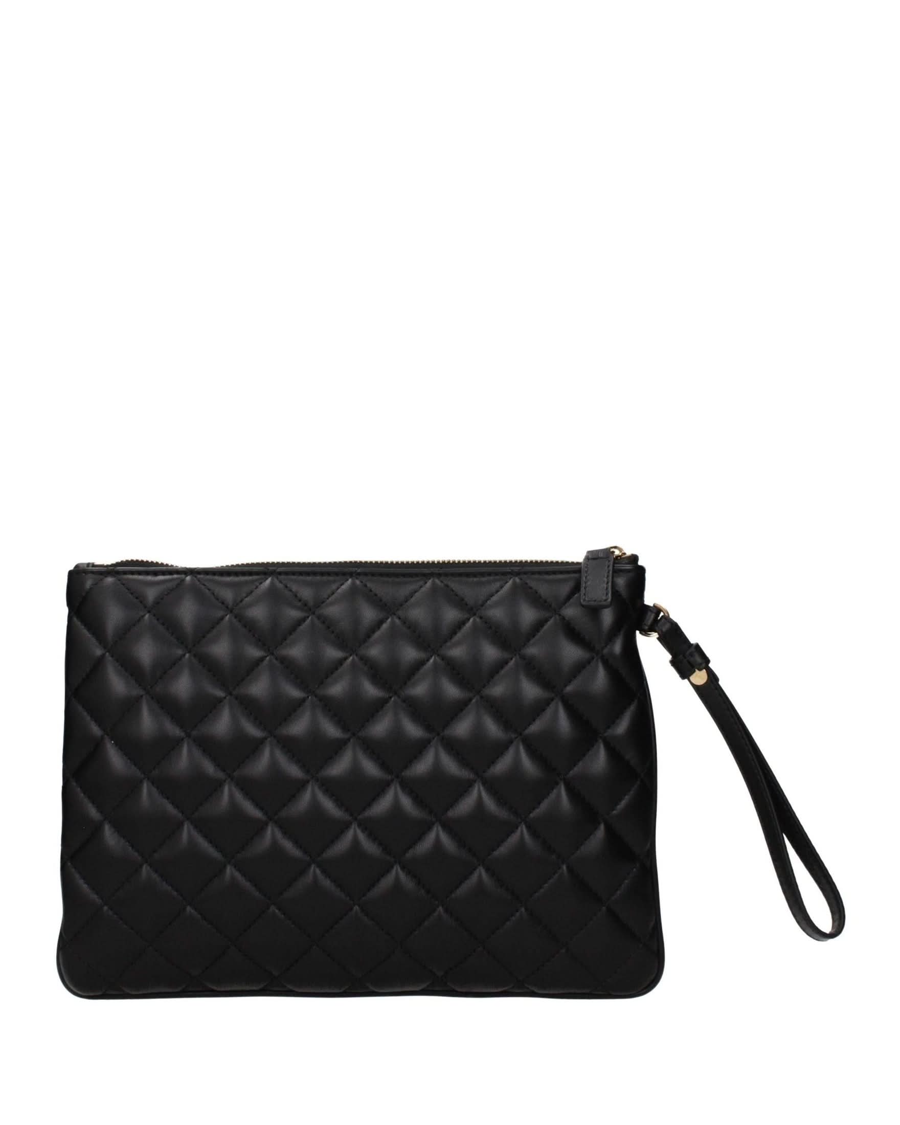 Versace Black Leather Clutch Bag Glam Steals