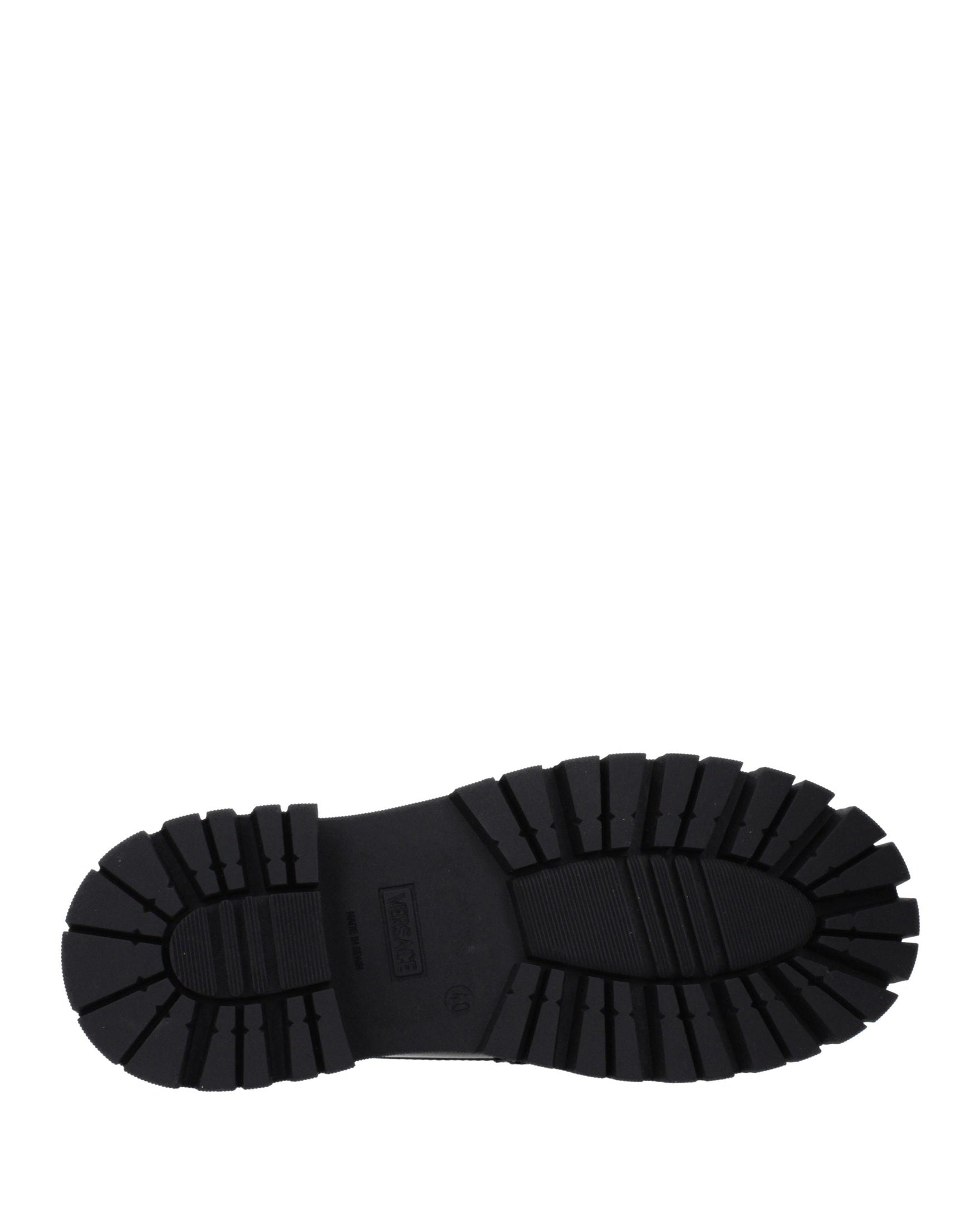 Versace Black Leather Platform Loafers Glam Steals