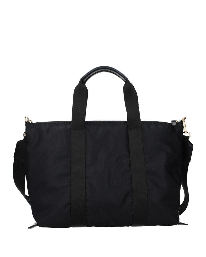 Versace Black Nylon Handbag Glam Steals