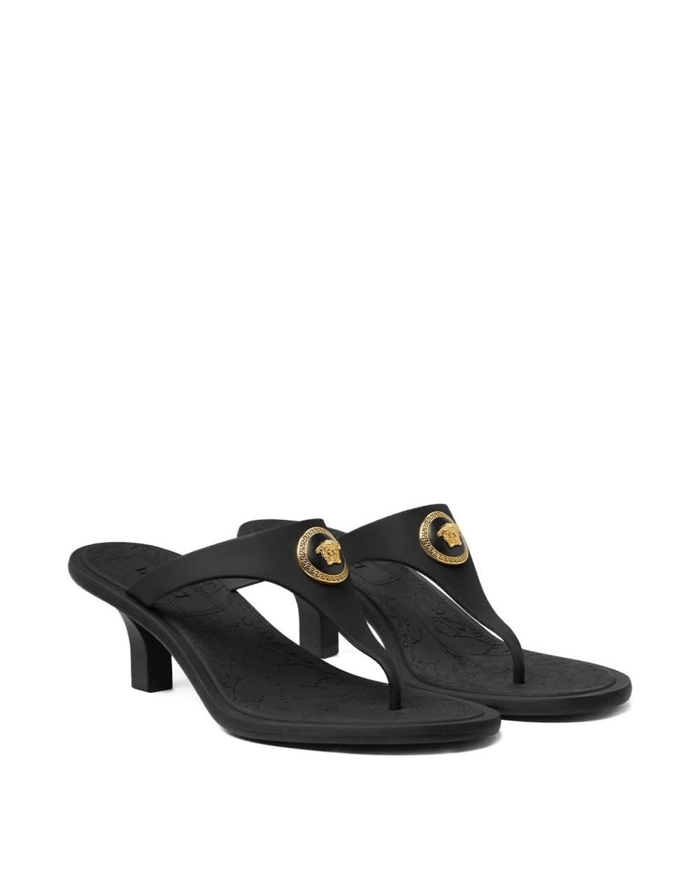 Versace Black Sandals Sandals