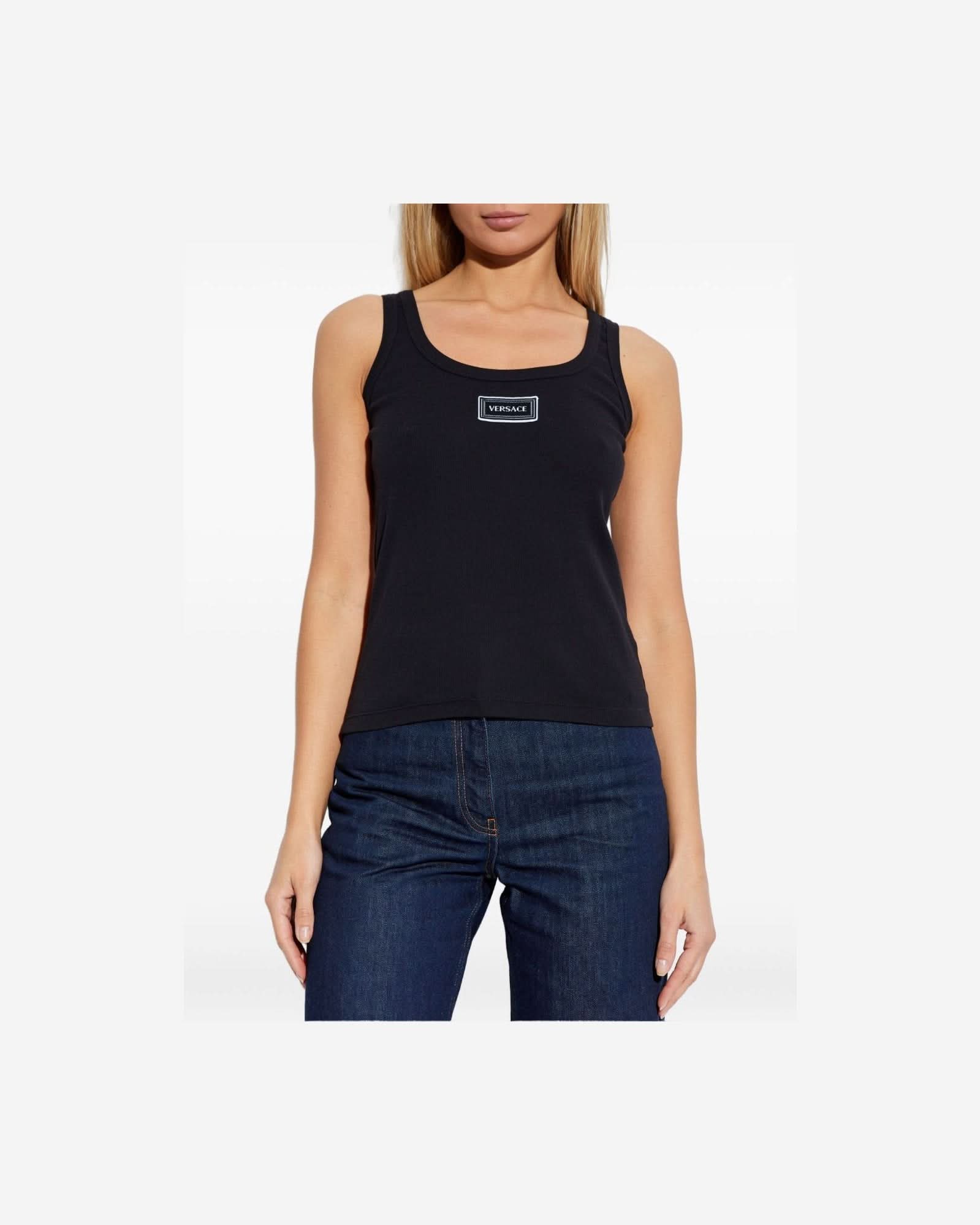 Versace Black Top Topwear