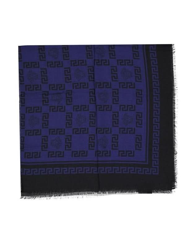 Versace Blue Modal Scarf Glam Steals