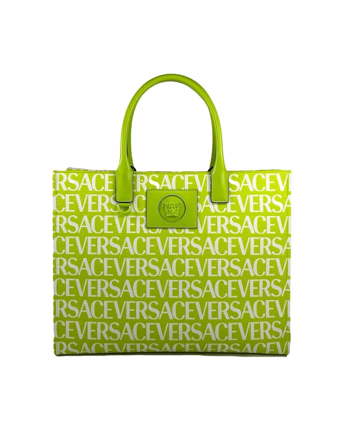 Versace Canvas Medusa Large Tote Bag Glam Steals