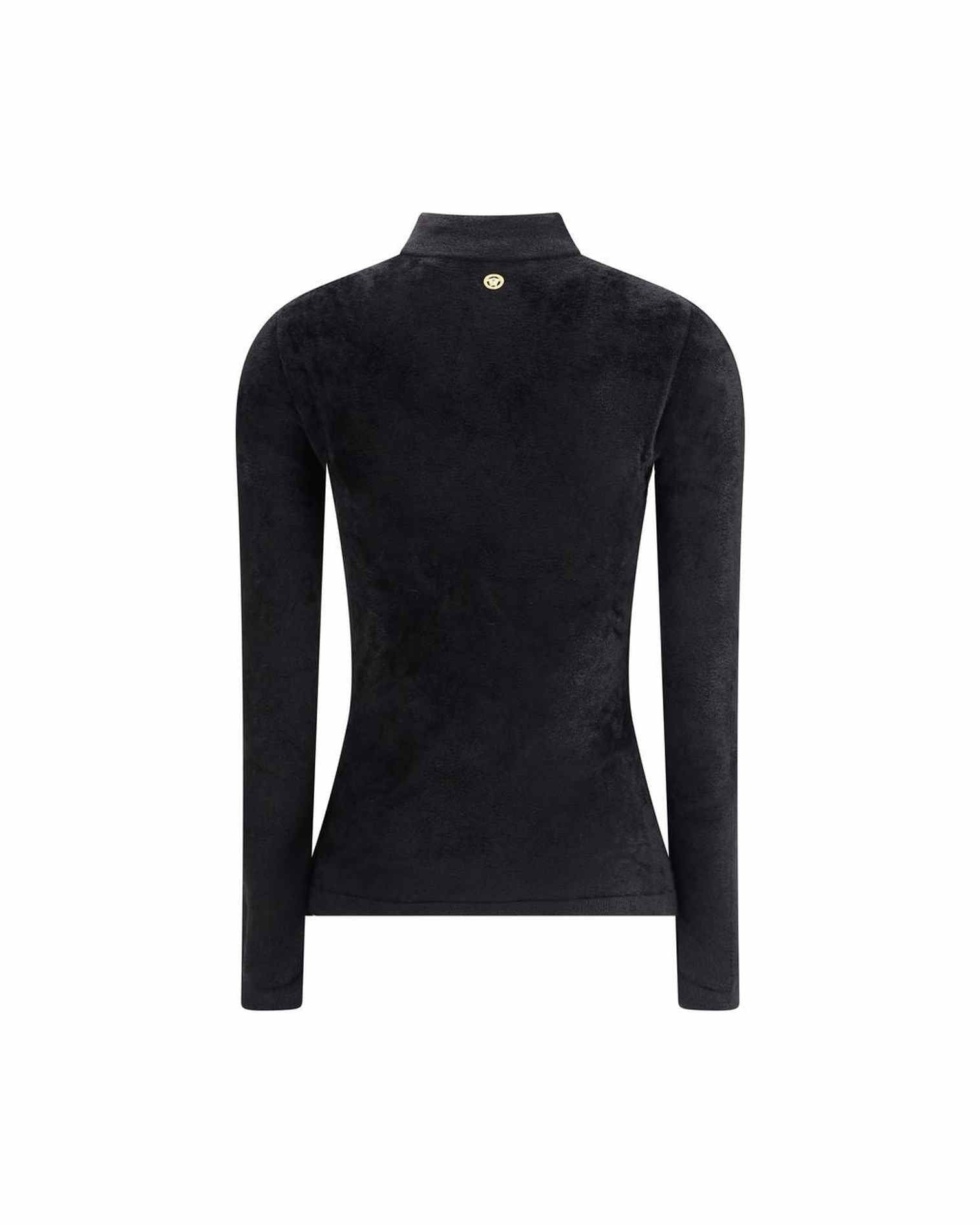 Versace Chenille Top with Half Nec Glam Steals