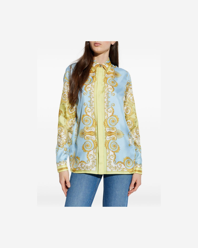 Versace Clear Blue Shirt Shirts
