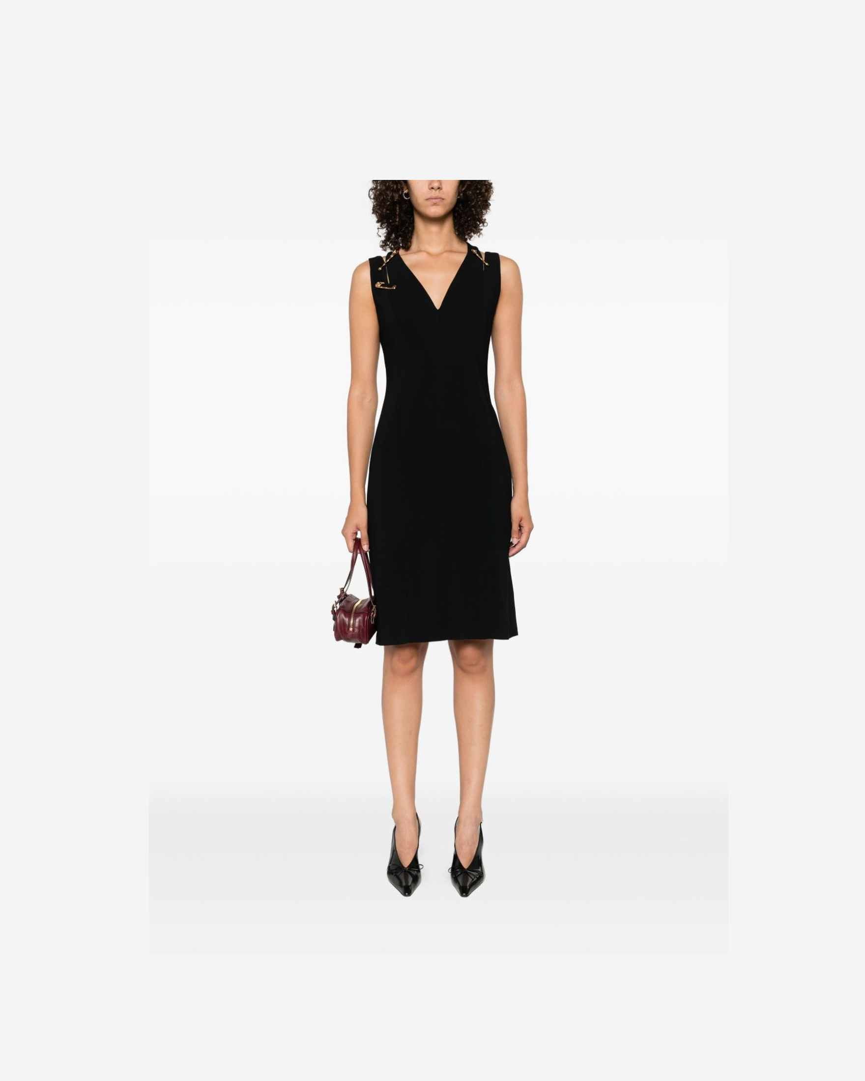Versace Cocktail Dress Responsible Techno Cady Stretch Glam Steals