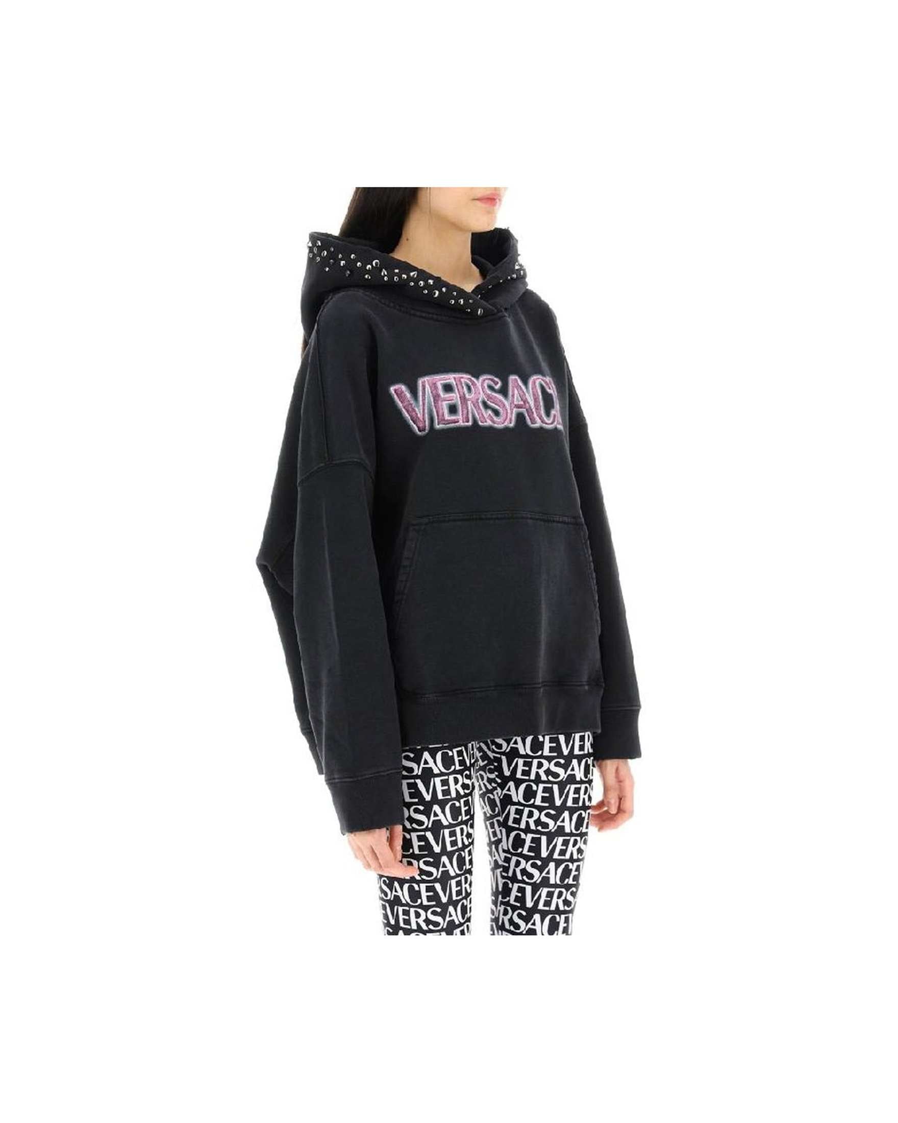 Versace Cotton Logo Sweat-Shirt Glam Steals