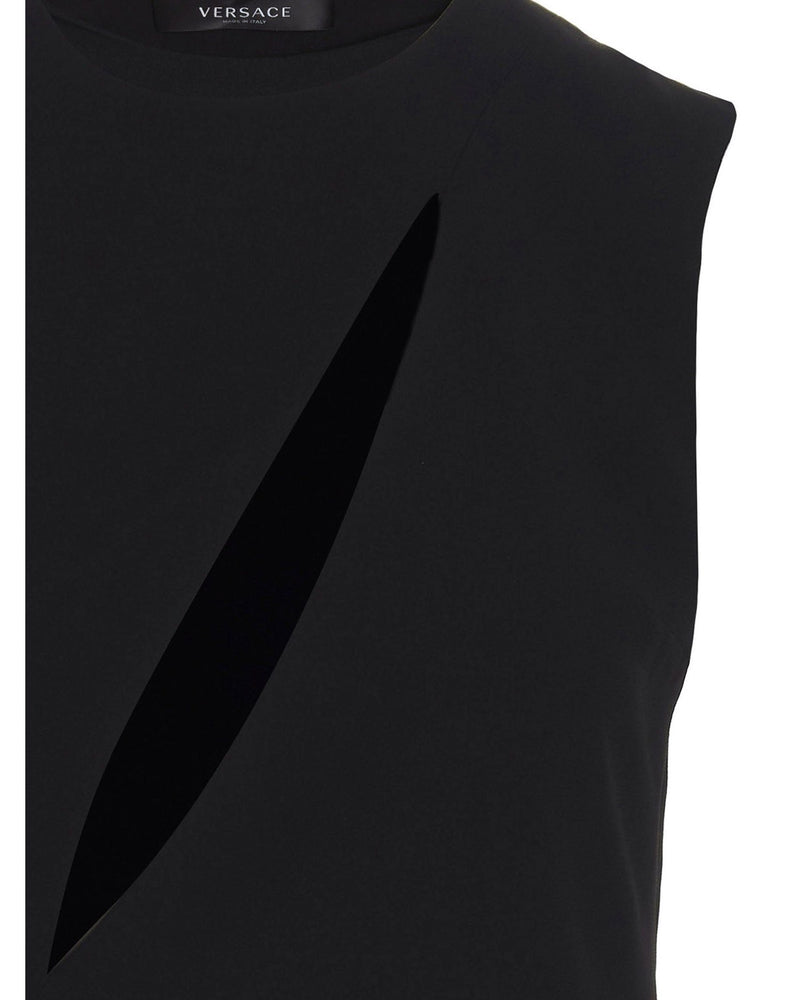 Versace Cut Out Midi Dress Glam Steals
