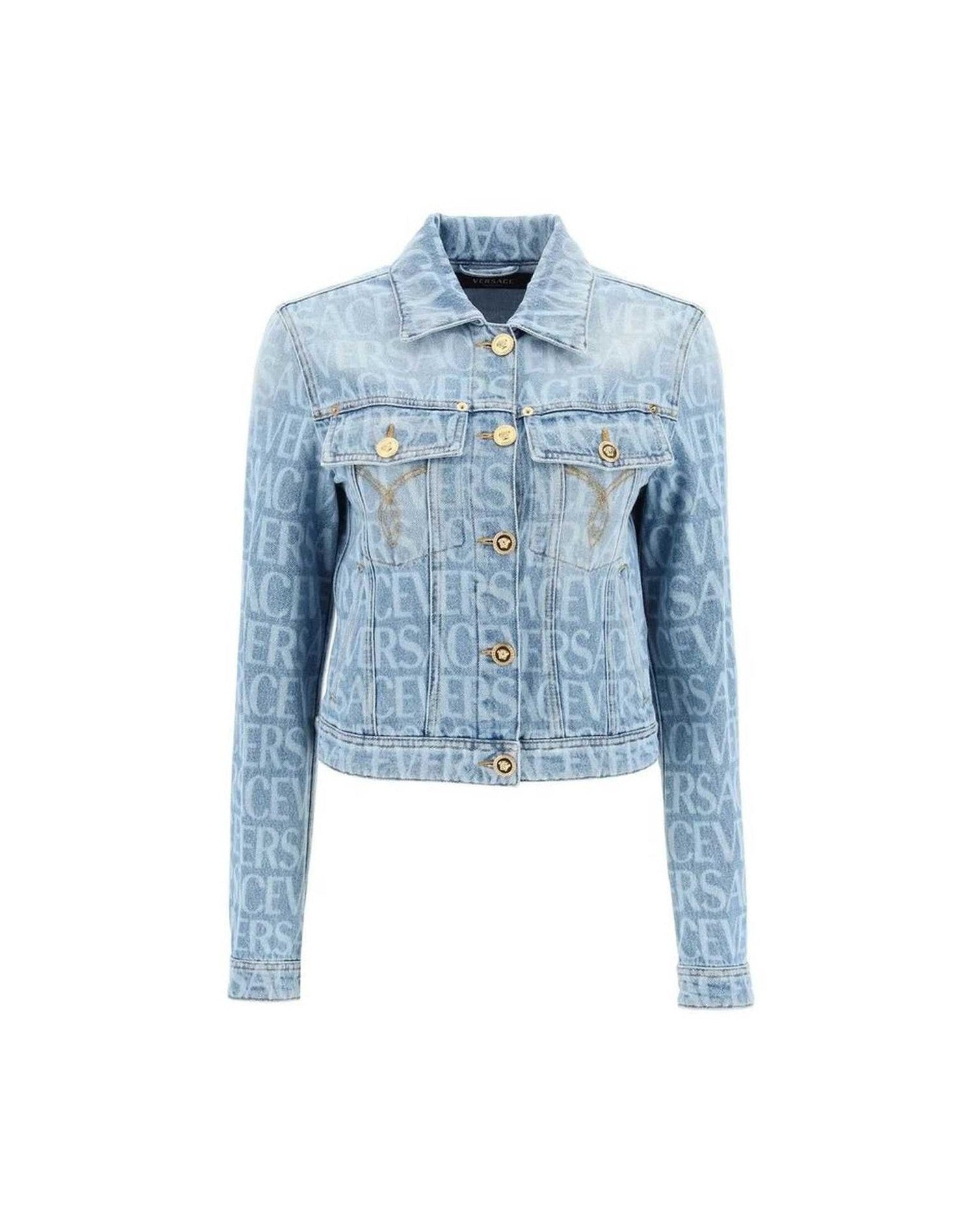 Versace Denim Jacket Glam Steals