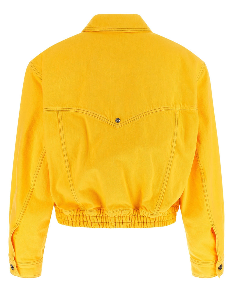 Versace Denim Over Bluson Jacket Glam Steals