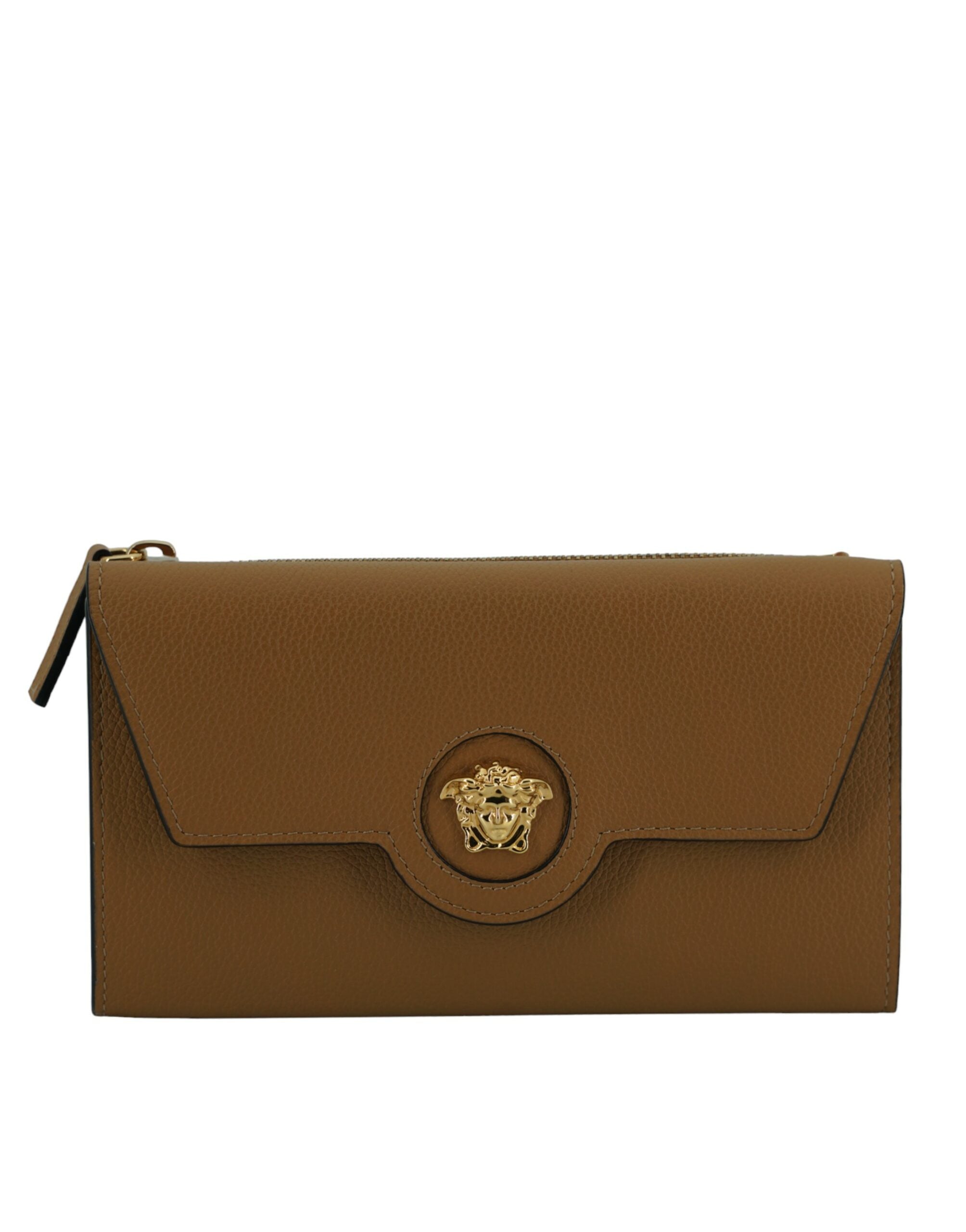 Versace Elegant Calf Leather Wallet With Medusa Logo Glam Steals