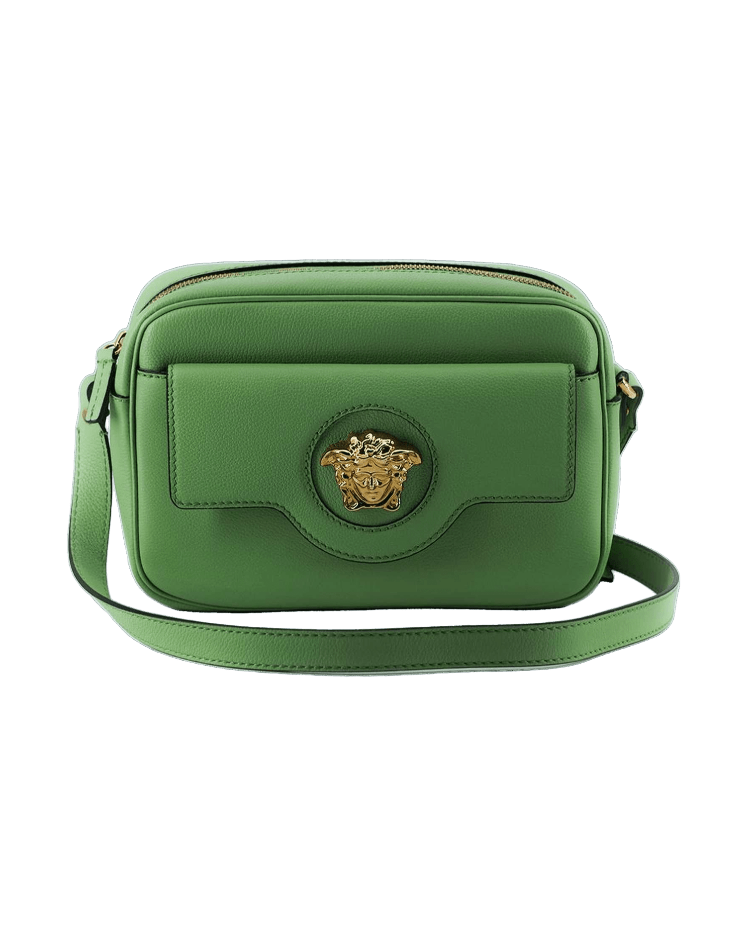 Versace Elegant Leather Camera Case Mint Green Bag Glam Steals
