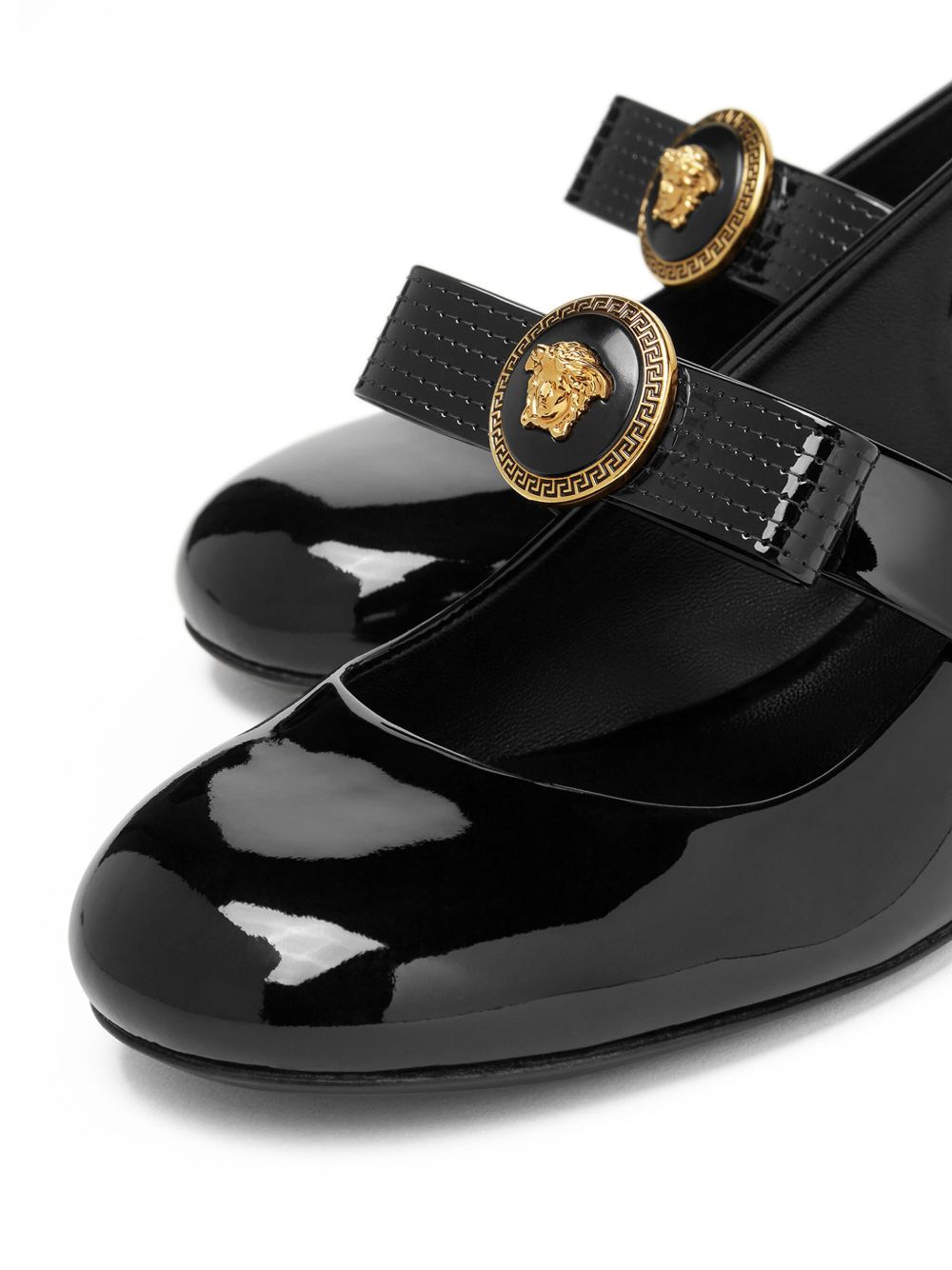 Versace Gianni Ribbon Patent Slingback Pumps 35 Mm Glam Steals
